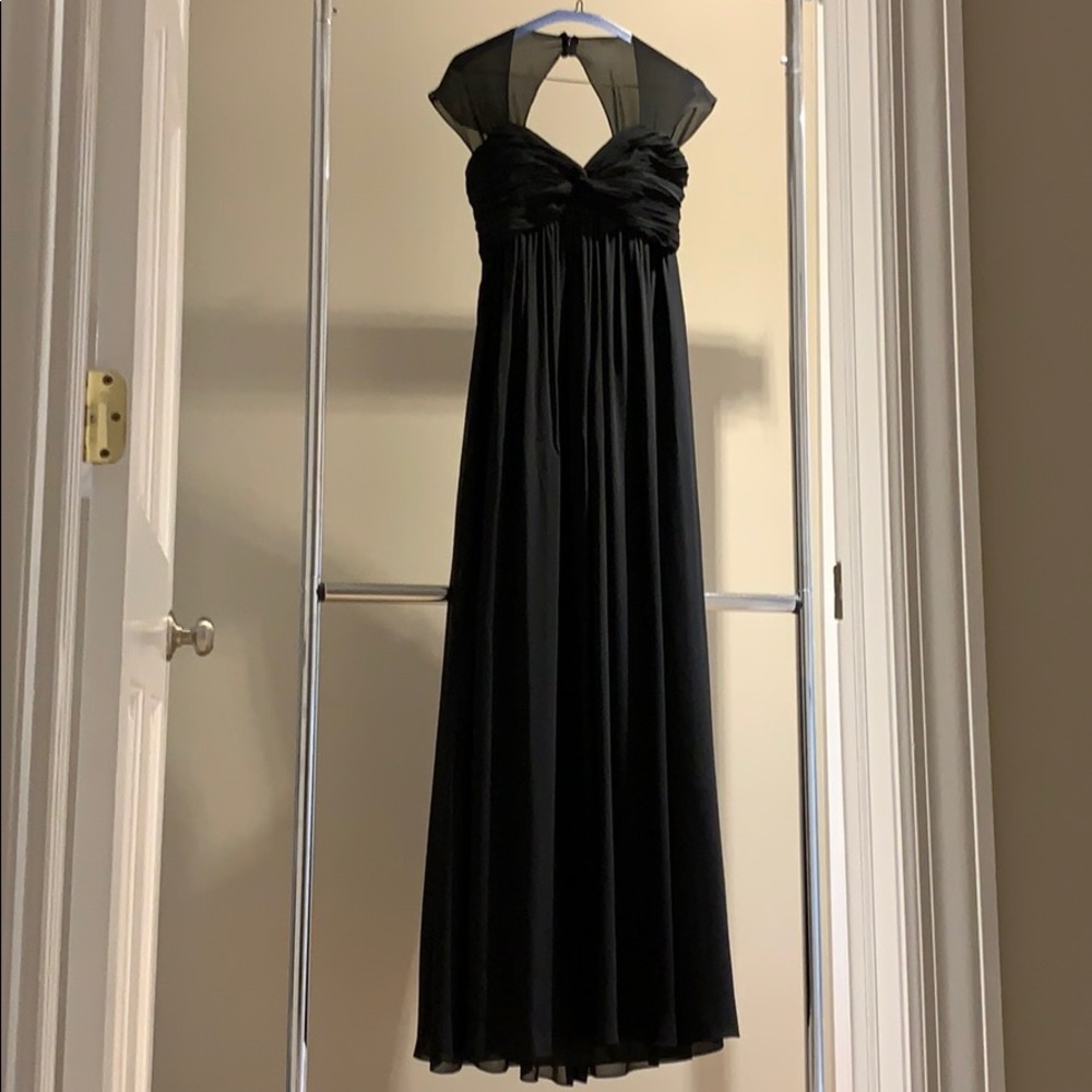 Black evening gown